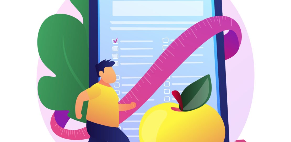 Workout plan vector concept metaphor